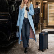 Women's Double-Breasted Winter Coat | Casual Warm Outerwear