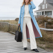 Women's Double-Breasted Winter Coat | Casual Warm Outerwear