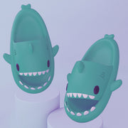 Women's Cartoon Shark Slippers | Cute Soft Indoor Outdoor Slides