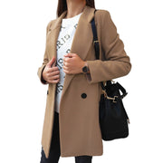 Women's Classic Woolen Coat | Winter Outerwear
