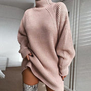 Women's Solid Turtleneck Sweater | Long Sleeve Winter Warm