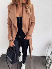 Women's Puffer Outerwear Coat | Woolen Winter Jacket
