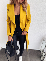 Women's Puffer Outerwear Coat | Woolen Winter Jacket