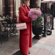 Women's Long Knit Cardigan, Chunky Knitwear Coat – Winter Casual