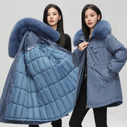 Thickened Down Cotton Coat | Women's Loose Warm Winter Jacket