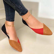 Women's Retro Platform Lace-Up Casual Shoes | Pointed Toe Flat