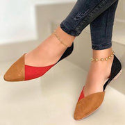 Women's Retro Platform Lace-Up Casual Shoes | Pointed Toe Flat