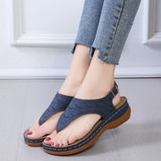 Women's Wedge Heel Flip Flop Sandals