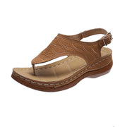 Women's Wedge Heel Flip Flop Sandals