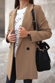 Women's Classic Woolen Coat | Winter Outerwear