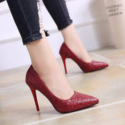 Women's Fashion Pointed Stiletto Heels | Shallow Mouth Dress Pumps