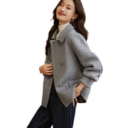 Women's Pineapple Wool Coat