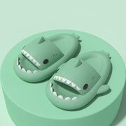 Women's Cartoon Shark Slippers | Cute Soft Indoor Outdoor Slides