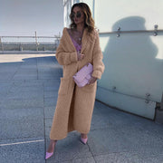 Women's Long Knit Cardigan, Chunky Knitwear Coat – Winter Casual