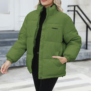 Women's Windproof Down Cotton Winter Coat | Thickened Loose Jacket