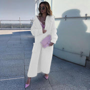Women's Long Knit Cardigan, Chunky Knitwear Coat – Winter Casual