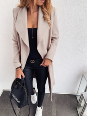 Women's Puffer Outerwear Coat | Woolen Winter Jacket