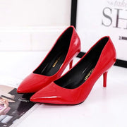 Women's Pure Color Shallow Mouth High Heels | Casual Dress Pumps