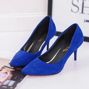 Women's Pure Color Shallow Mouth High Heels | Casual Dress Pumps