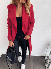 Women's Puffer Outerwear Coat | Woolen Winter Jacket