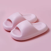 Unisex EVA Soft Bathroom Slippers | Candy Color Thick Sole Slides