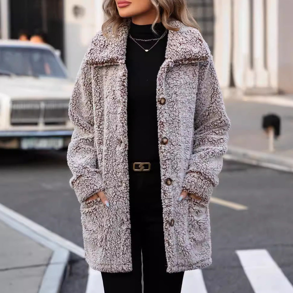 Women's Casual Loose Padded Jacket | Street Style Velvet Coat