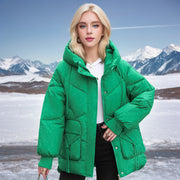 Women's Loose Down Cotton Jacket | Thick Winter Coat