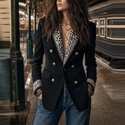 Women's Double-Breasted Casual Blazer | Autumn Winter Coat