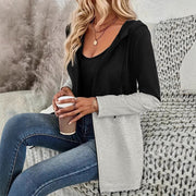 Women's Zip-Up Hooded Cardigan | Long Sleeve with Pockets
