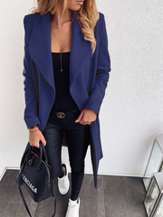 Women's Puffer Outerwear Coat | Woolen Winter Jacket