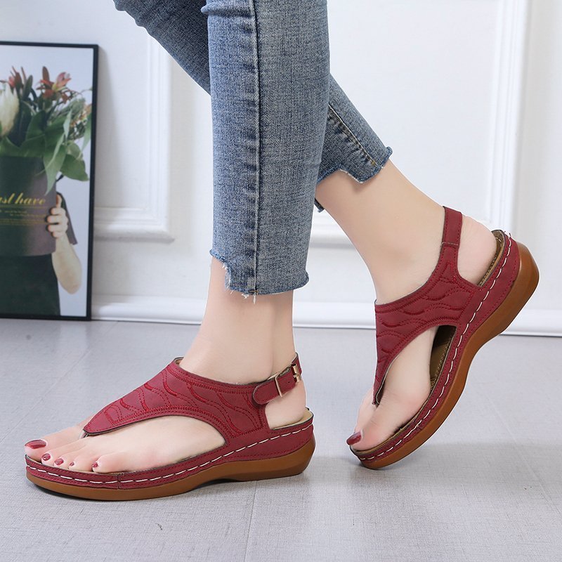 Women's Wedge Heel Flip Flop Sandals