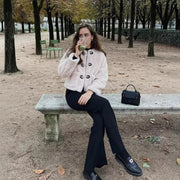 Women's Fleece Coat | Thermal Short Jacket for Winter