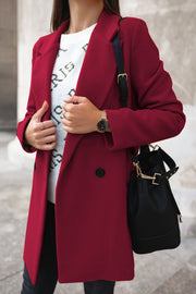 Women's Classic Woolen Coat | Winter Outerwear