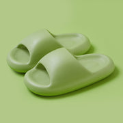 Unisex EVA Soft Bathroom Slippers | Candy Color Thick Sole Slides