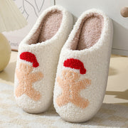 Women's Christmas Santa Claus Slippers | Cotton Winter House Shoes