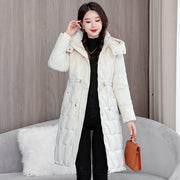Plus Size Cotton-Padded Coat | Women's Winter Street Style Thick Jacket