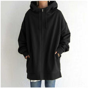 Women's Loose Hooded Coat | Street Style Jacket