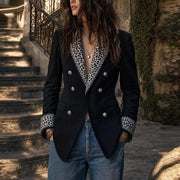 Women's Double-Breasted Casual Blazer | Autumn Winter Coat