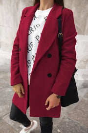 Women's Classic Woolen Coat | Winter Outerwear