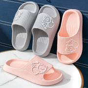 Women's Cute Cat Slippers | Thick Platform Non-Slip Slides