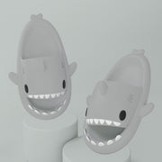 Women's Cartoon Shark Slippers | Cute Soft Indoor Outdoor Slides
