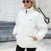 Women's Windproof Down Cotton Winter Coat | Thickened Loose Jacket
