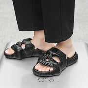 Women's Halloween Skull Design Slippers | Funny Indoor Outdoor Slides