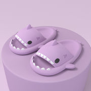 Women's Cartoon Shark Slippers | Cute Soft Indoor Outdoor Slides