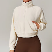 Stand Collar Yoga Coat | Women's Warm Winter Casual Jacket