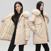 Thickened Down Cotton Coat | Women's Loose Warm Winter Jacket