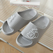 Women's Cute Cat Slippers | Thick Platform Non-Slip Slides