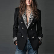 Women's Double-Breasted Casual Blazer | Autumn Winter Coat