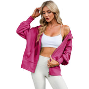 Women's Solid Color Long Sleeve Coat