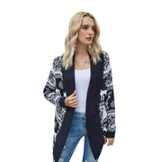 Women's Fawn Print Knit Cardigan – Casual